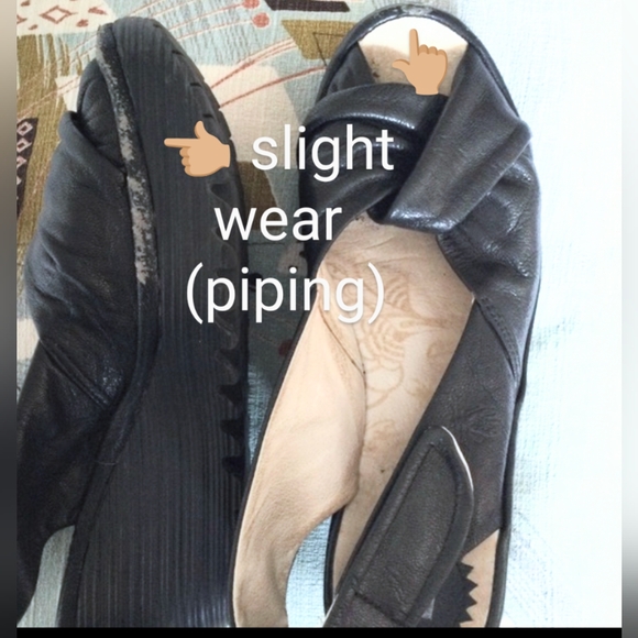 Fly London Black Yakin Wedge Heel Open Toe Sandals. Sz 37. Comfy, Cute, HP! - Picture 4 of 12